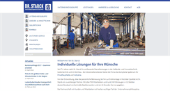 Desktop Screenshot of dr-starck.de