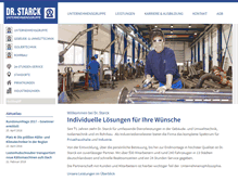 Tablet Screenshot of dr-starck.de